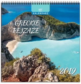 Kalendarz 2019 13 Planszowy Greckie Pejzaże