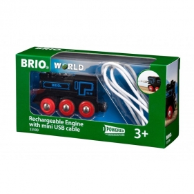 Brio World: Klasyczna lokomotywa z USB (63359900)