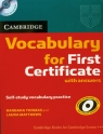 Cambridge Vocabulary for First Certificate with answers z płytą CD  Thomas Barbara, Matthews Laura