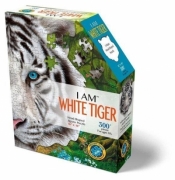Puzzle konturowe 300 I am - Biały Tygrys