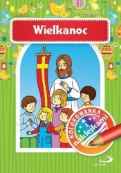 Kolorowanka. Wielkanoc + naklejka
