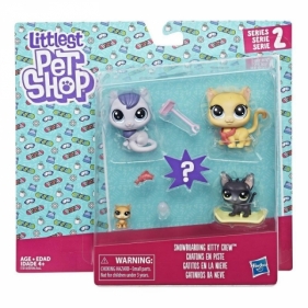 Littlest Pet Shop, Rodzina zwierzaków, SNOWBOARDING KITTY (B9346/E1014)