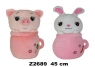 Zwierzęta 45cm MIX
