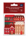  Zawieszki na prezenty kształty - Christmas, 12 szt.
