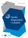 Studia Regionalne i Lokalne 4/2023 Opracowanie zbiorowe