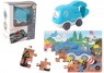  Auto puzzle Przygoda drogowa koparka