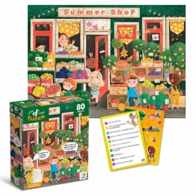 Puzzle - Look & Find - Letnie smakołyki, 80 el.