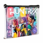 Zestaw piśmienniczy w saszetce K-POP Demon Hunters Huntrix 20 elementów KD710998