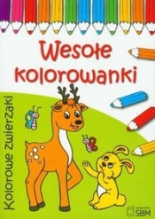 Wesołe kolorowanki Kolorowe zwierzaki