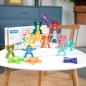 Milan, Drewniana zabawka edukacyjna - Figurki do układania "Wieża kosmitów"