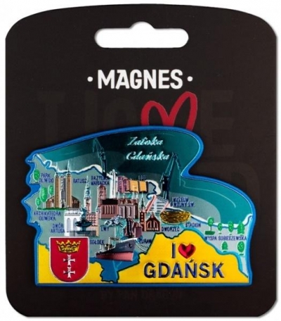 Magnes I love Poland Gdańsk ILP-MAG-A-GD-35