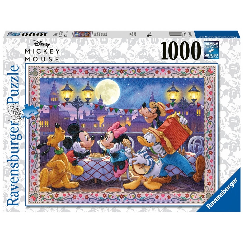 Puzzle 1000: Disney, Postacie z bajek (16499) (Uszkodzone opakowanie)