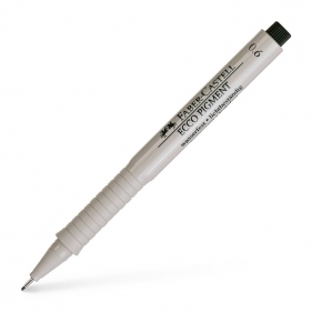 Cienkopis Ecco Pigment 0.6mm czarny Faber-Castell (166699)