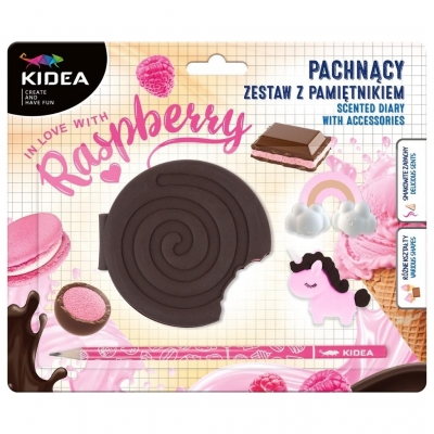 Kidea, Pamiętnik z akcesoriami - Malinowy krem
