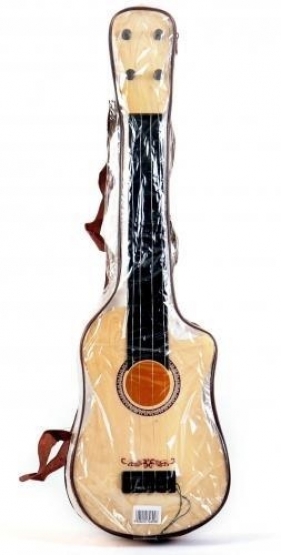 Gitara plastikowa w pokrowcu