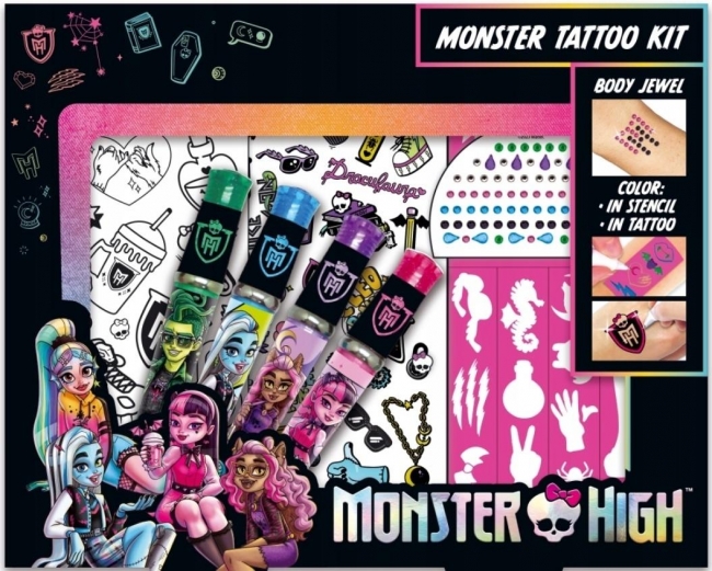 Monster High. Zestaw tatuaży