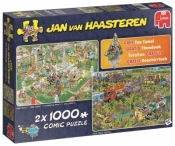 Puzzle 2x1000: Jan van Haasteren - Festiwal kulinarny (19099)