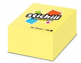 Kostka samoprzylepna 76x76mm 400K żółta