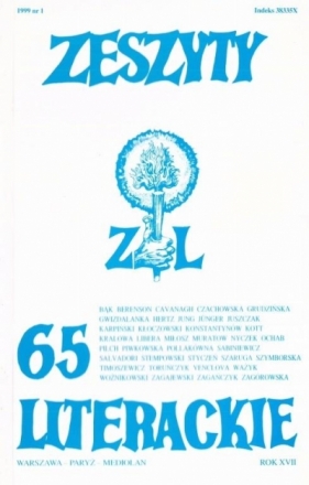 Zeszyty literackie 65 1/1999 - Opracowanie zbiorowe