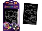 Scratch Art Miś