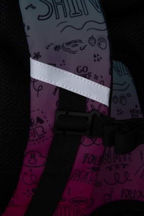 Coolpack Jerry, plecak młodzieżowy - Pink Scribble (D029340)