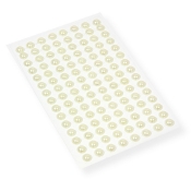 Perełki samoprzylepne białe 8mm