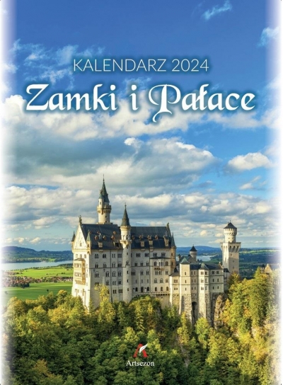 Kalendarz 2024 wieloplanszowy B4 Zamki i pałace