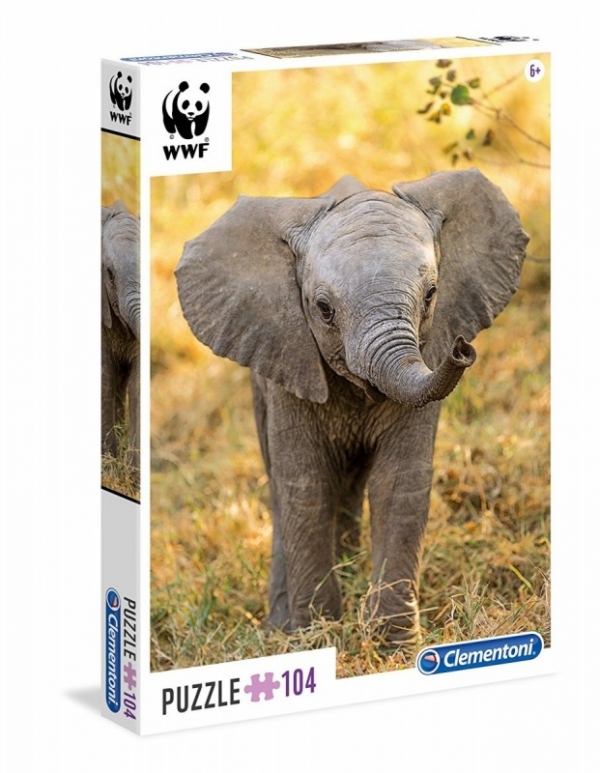 Puzzle WWF 104 Little Elephant (27999)